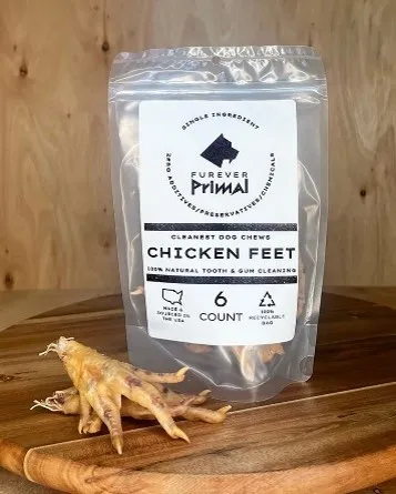 1ea 6pc Furever Primal Chicken Feet - Items on Sales Now